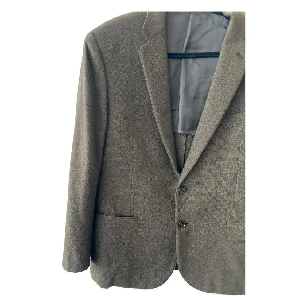 Ralph Lauren Black Label Slim Fit 100% Wool Brown blazer Sport Jacket 42R - Picture 4 of 12